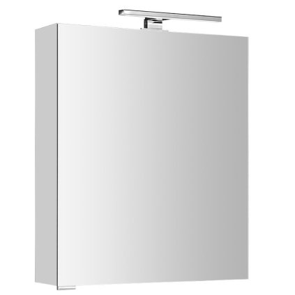 Sapho, galerie MIRRÓ cu iluminare LED, 60x70x16cm, stânga/dreapta, alb, MC060-0030