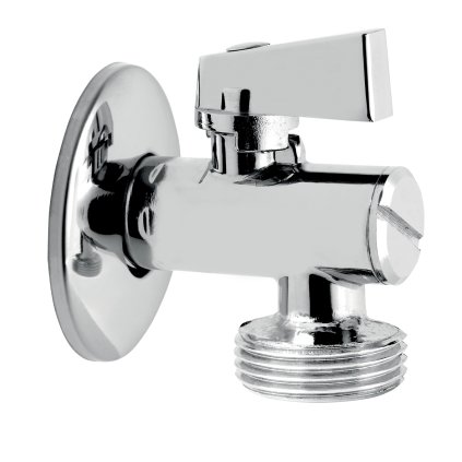 Novaservis, Robinet de colt pentru masina de spalat rufe cu capac filtru si maneta metalica 1/2x3/4", Z1234KF