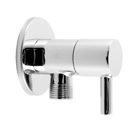 Novaservis, supapă de colț ceramică cu capac și pârghie metalică 1/2x3/8, Z295