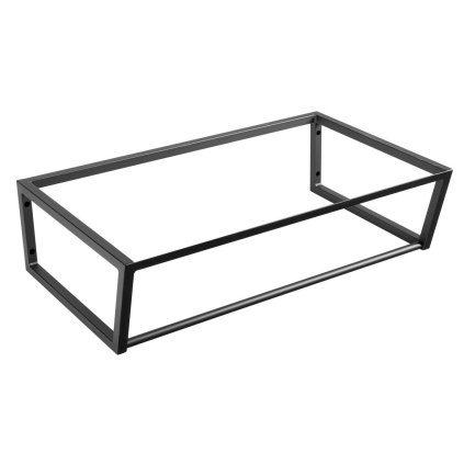 Sapho, consola SKA sub chiuveta, 750x200x460mm, mat negru, SKA202