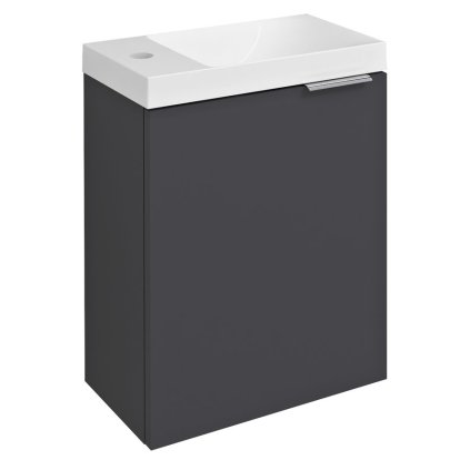 Sapho, dulap lavoar LATUS X 39,4x50x22cm, mat antracit, LT110-3434
