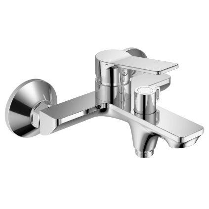 Aqualine, baterie SINTRA pentru cada montată pe perete, crom, SX010