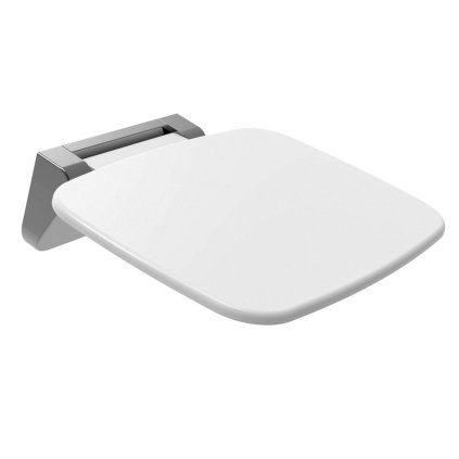 Polysan, scaun de duș pliabil SAAP 35x32,8 cm, alb, CW1110W