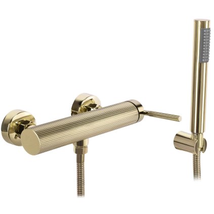 Rea Argon, baterie de dus fara accesorii, auriu lucios, REA-B7807