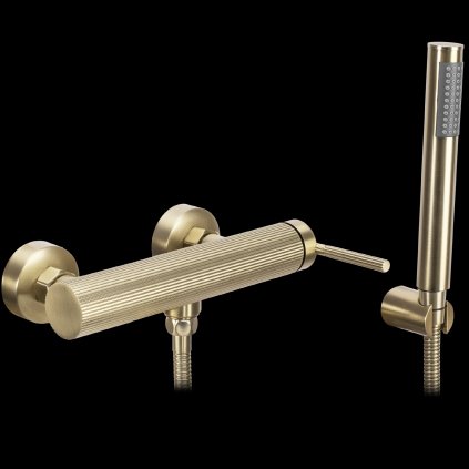 Rea Argon, baterie de dus fara accesorii, auriu mat, REA-B7806