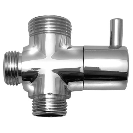 Aqualine, Comutator pentru coloana de dus M1/2"-M1/2"xM3/4", crom, NDSL430