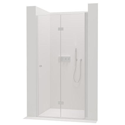 542818 cerano sprchove skladacie dvere volpe l p chrom transparentne sklo 120x190 cm cer cer 482722