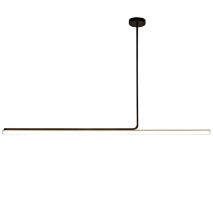 Toollight, plafoniera LED 140cm, 14W, APP1660-CP, negru, OSW-06994