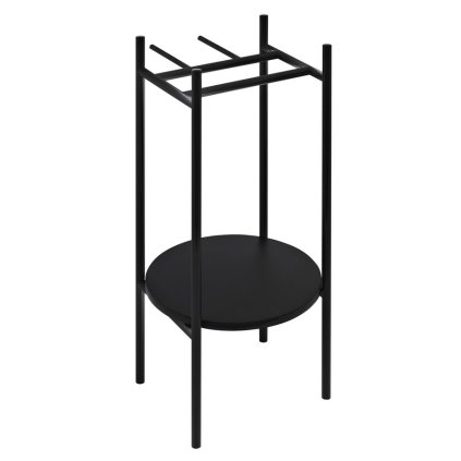 Sapho, piedestal PUNO pentru lavoar 375x830x448xmm, negru, SKA380-2