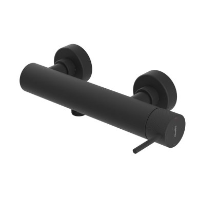 Sapho, baterie de duș de perete ULTRASAN, negru mat, UT011VB