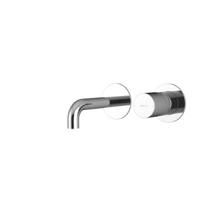 Sapho, ULTRATAP Baterie de lavoar ascuns cu 2 elemente, duza 16 cm, crom, UT118T