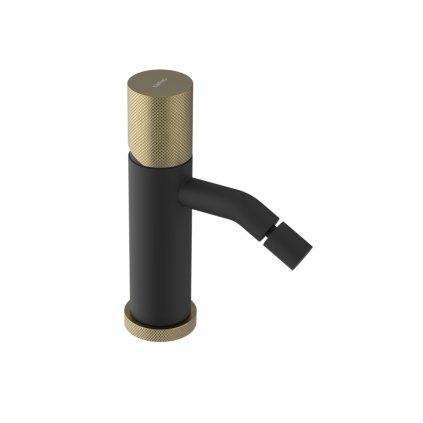 Sapho, ULTRATAP baterie de bideu autonomă fără priză, negru mat/auriu mat, UT003TBG