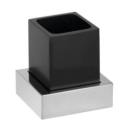 Sapho, cupă în picioare X-STEEL, neagră, XS105B