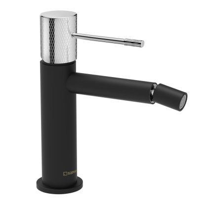 Sapho, baterie de bideu SOLARIS independent, negru mat/crom, WD003BC