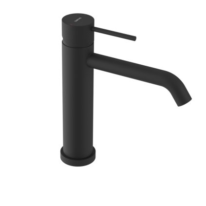Sapho, baterie lavoar pe piedestal ULTRASAN, negru mat, UT004VB
