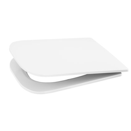Gamma Venice, scaun toaleta 435x362mm din duroplast cu inchidere lenta, alb, GMA-VENICE