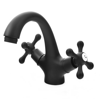 Gamma Retro, baterie lavoar h-150, negru mat, GMA-BROU-BK