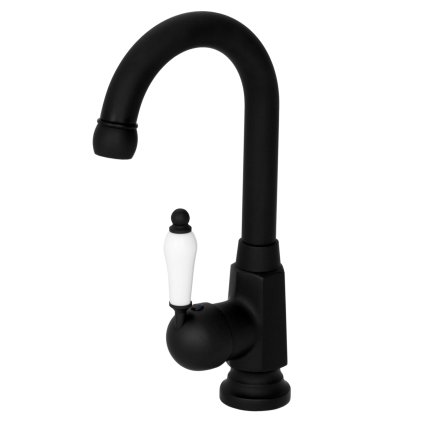 Gamma Retro, baterie pentru chiuvetă înaltă, negru mat-alb, GMA-BROK-VII-BK