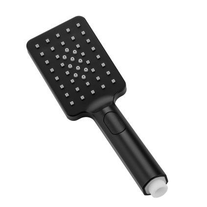 Gamma Caro, cap de duș de mână cu 2 funcții, negru mat, GMA-SLU-CARO2-BK