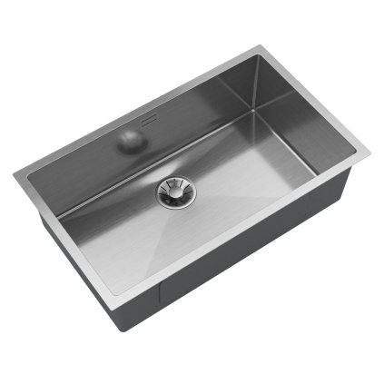 Gamma, chiuvetă din oțel inoxidabil cu 1 compartiment 750x450x210 mm, oțel, GMA-S7545-CH