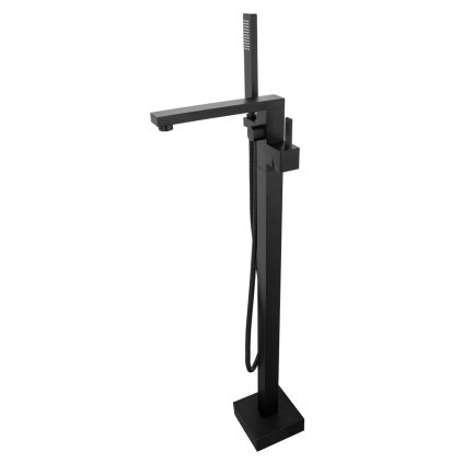 Gamma Caro, baterie pentru cadă de sine stătătoare, negru mat, GMA-BCWWS-BK