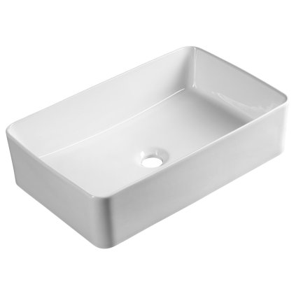 555901 aqualine keramicke umyvadlo na dosku 54x33cm biela 54331