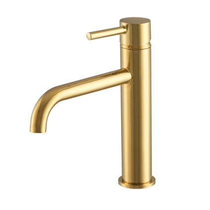 Gamma Roy, baterie pentru lavoar h-220, auriu lucios, GMA-BRYU-GD