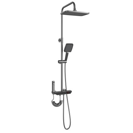 552361 gamma forte led sprchova suprava s termostatickou bateriou grafitova gma bfent gm