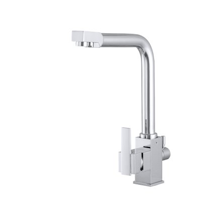 Gamma Nook, baterie pentru chiuvetă înaltă cu racord pentru filtru de apă, crom, GMA-BNKF-CH