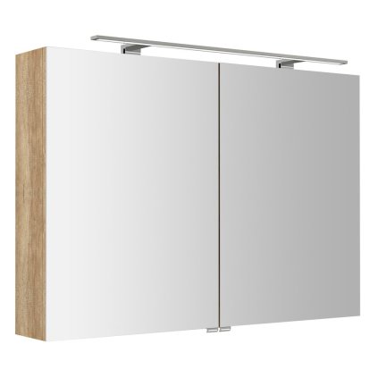 Sapho, bucătărie RIWA cu iluminare LED, 101x70x17cm, stejar Alabama, RIW100-0022