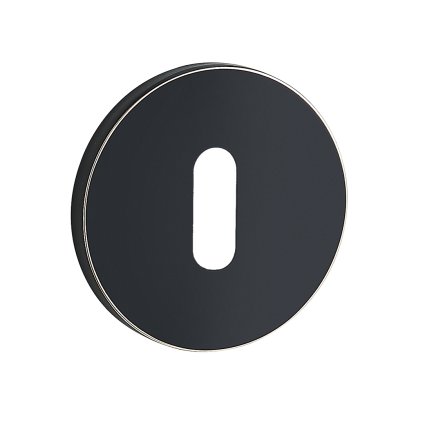 Kuchinox, rozeta maner pentru cheie interioara, negru-auriu mat, LAV-LO4_701A
