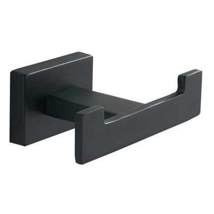 Accesorii Rea, 2 carlige pentru prosoape de baie OSTE 03, negru, REA-80039