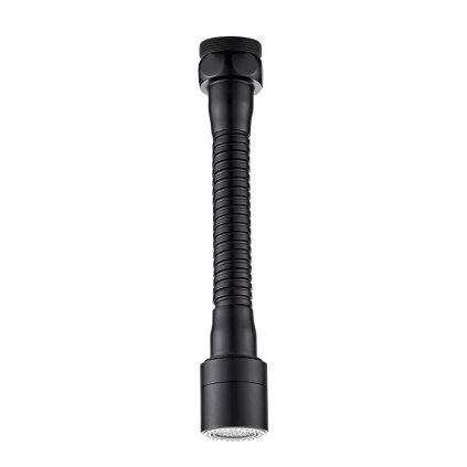 Kuchinox, aerator cu 2 funcții, 130 mm, negru mat, LAV-CPW_77KD