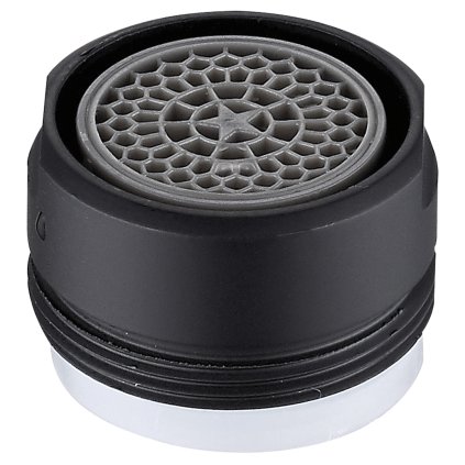 Kuchinox, aerator cu limitare a debitului de apă 2L/min, filet exterior M24x1, negru mat, LAV-CPB_72WS