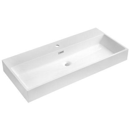 Sapho, lavoar ACVATIC, marmura turnata, 100x46cm, alb, AT100