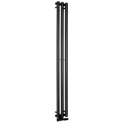 Sapho, element de incalzire PILON 196x1800mm, cu 3 carlige, negru mat, IZ128T
