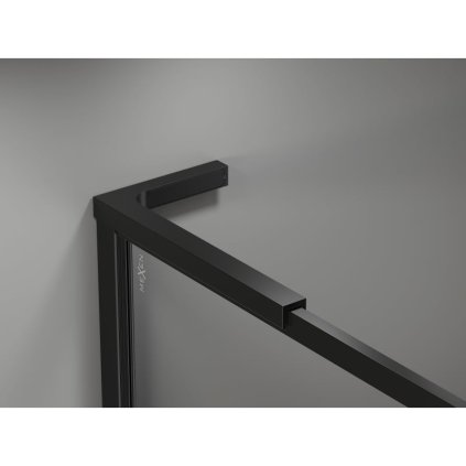 567118 mexen kioto xf l sprchova zastena s ramom 120 x 202 cm 10mm cire sklo cierny profil 800 120 174 70 00 xf