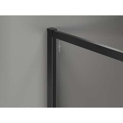 566899 mexen kioto xf sprchova zastena s ramom 110 x 202 cm 10mm sklo namraza cierny profil 800 110 104 70 30 x