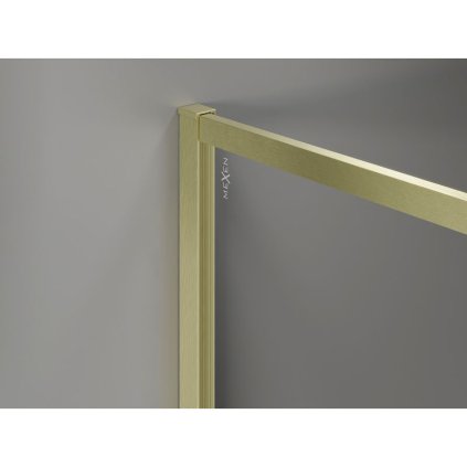 566989 7 mexen kioto xf sprchova zastena s ramom 110 x 202 cm 10mm sede sklo zlaty matny profil 800 110 104 55 40 x