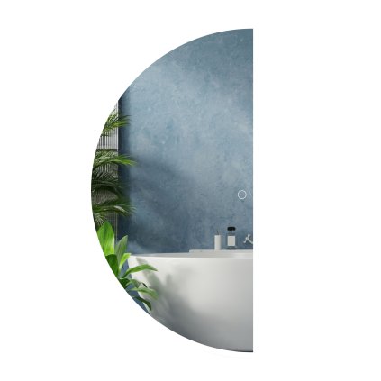 Tutumi, oglinda semicirculara LED 120x60 YH-3360, HOM-01509