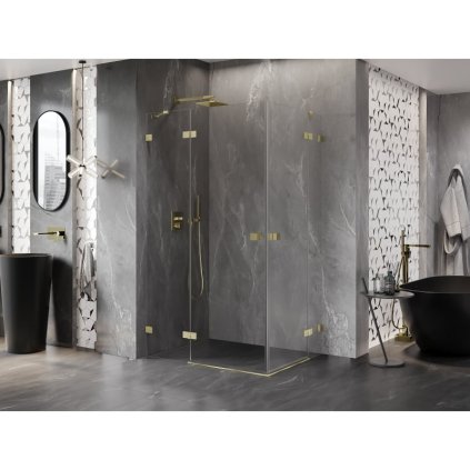575824 mexen lunar duo vyklopny sprchovy kut 120 x 85 cm 8mm cire sklo zlaty matny profil 834 120l 085p 55 00