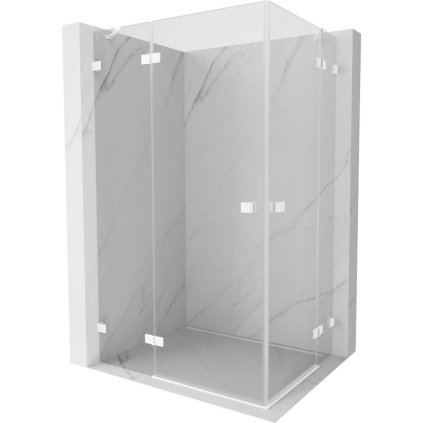 575080 mexen lunar duo vyklopny sprchovy kut 80 x 75 cm 8mm cire sklo biely profil 834 080l 075p 20 00