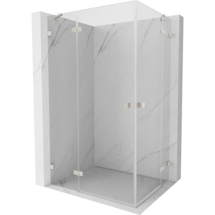 577888 mexen lunar duo vyklopny sprchovy kut 85 x 80 cm 8mm cire sklo ocelovy profil 834 085l 080p 97 00