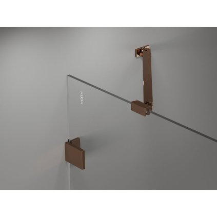 575896 17 mexen lunar duo vyklopny sprchovy kut 90 x 85 cm 8mm cire sklo profil ruzove zlato 834 090l 085p 60 00