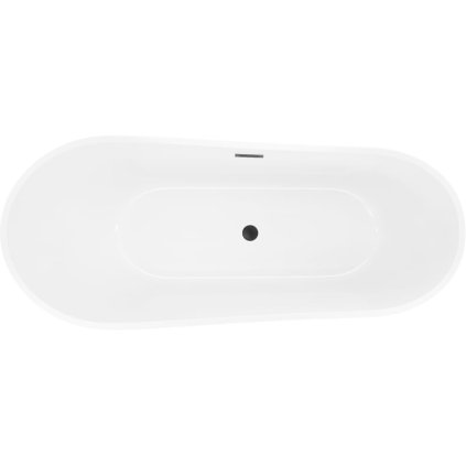 588622 3 mexen dora volne stojaca vana 170 x 75 cm biela cierny matny prepad 52071707500 70