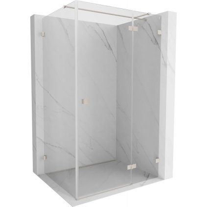 584398 17 mexen lunar t vyklopny sprchovy kut pravy 130 x 80 cm 8mm cire sklo ocelovy profil 834t 130 080 97 00 p