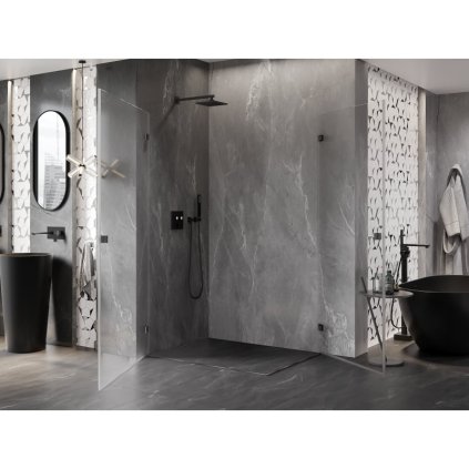 585787 mexen lunar b duo vyklopny sprchovy kut 100 x 90 cm cire sklo bruseny grafit 832 100l 090p 66 00