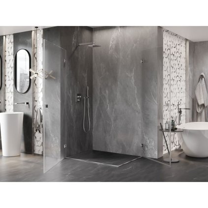 570787 mexen lunar b duo vyklopny sprchovy kut 100 x 90 cm 8mm cire sklo chromovy profil 832 100l 090p 01 00
