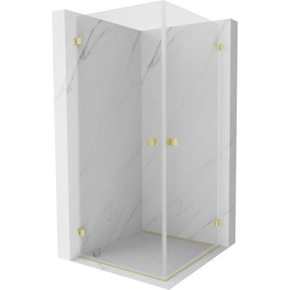 585184 mexen lunar b duo vyklopny sprchovy kut 90 x 90 cm 8mm cire sklo zlaty matny profil 832 090l 090p 55 00
