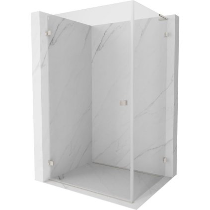 586558 21 mexen lunar b l sklapaci sprchovy kut lavy 100 x 80 cm cire sklo brusena ocel 832l 100 080 97 00 l
